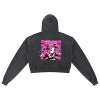 Snow Washed Cropped Hoodie