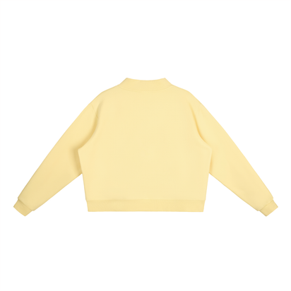 Dream World’s Essential Fleece Mid-Neck Crew Sweatshirt