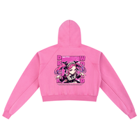 Snow Washed Cropped Hoodie