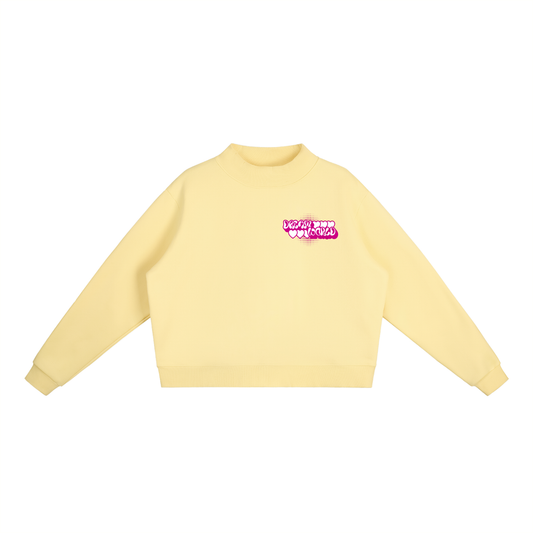 Dream World’s Essential Fleece Mid-Neck Crew Sweatshirt