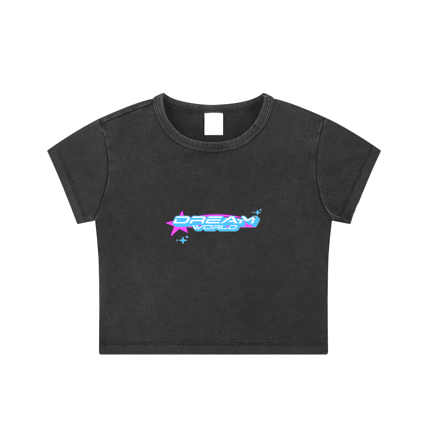 Snow Washed Crop Top